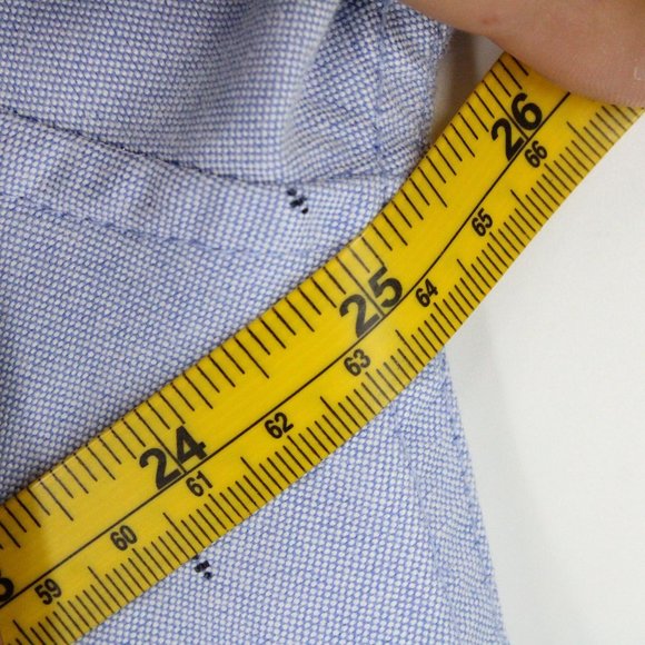 U.S Polo Assn Shirt Mens Blue Button Down Long Sleeve Collared Embroidered Sz L - Picture 8 of 9